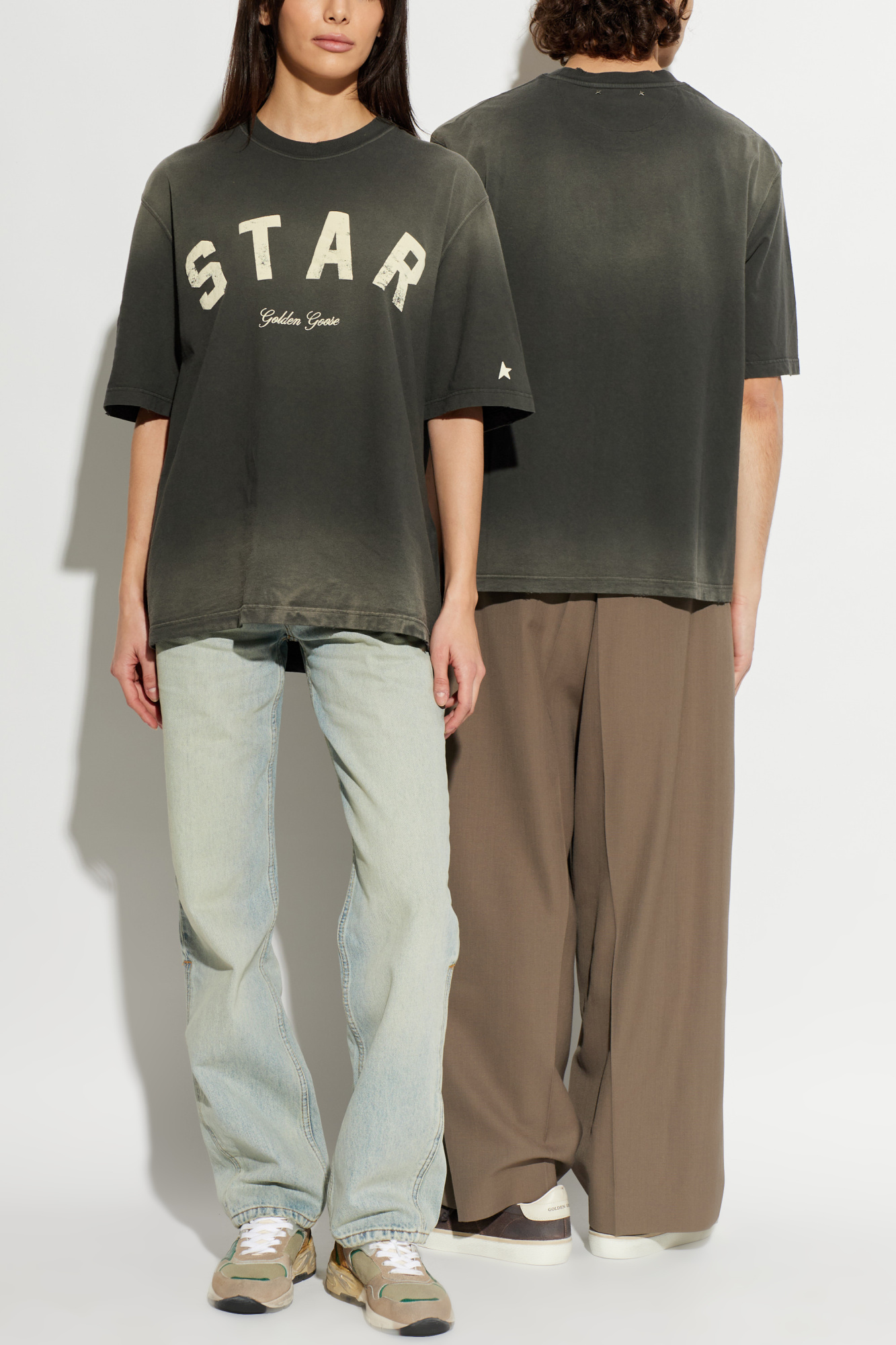 Golden Goose T-shirt with logo | Men's | Vitkac